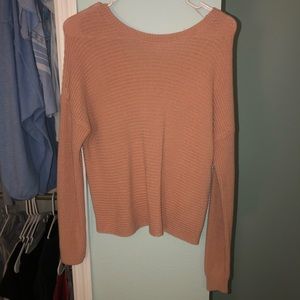 Open Back Sweater